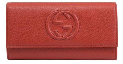 gucci ghost red wallet|Gucci red wallet women.